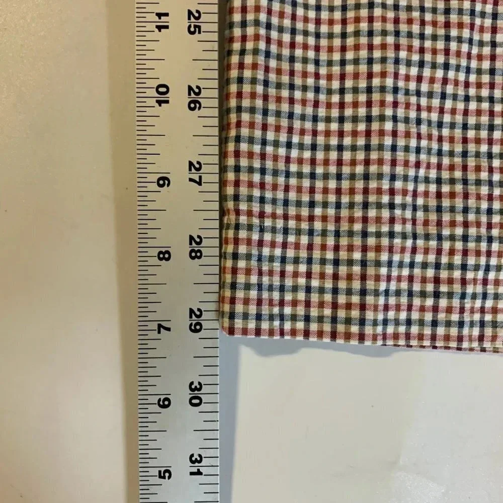 J.‎ Crew Men's Searsucker 100% Cotton Flat Front Slash Pocket Pants Size 34x30